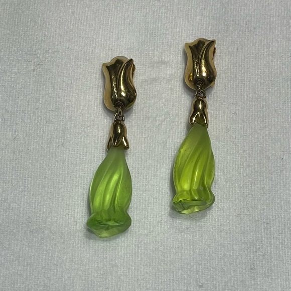 Daum France RARE Jasmine Earring and Necklace Set - Picture 5 of 8